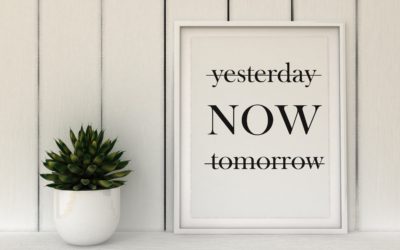 Why Now? Being present.